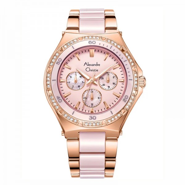 Alexandre Christie AC 2294 Rosegold Pink Ceramic BFBRGMN
